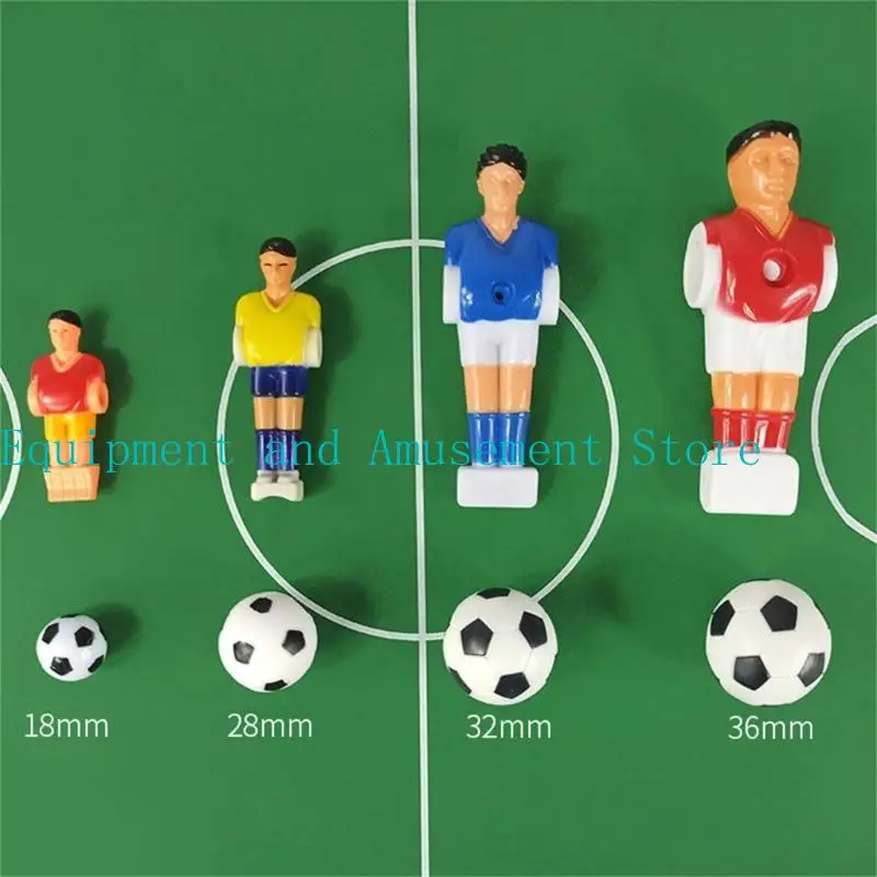 

Y1UC 8Pcs Table Soccer Foosballs Replacements Foosballs Table Balls Enduring Tabletop Game Small Football Table Soccer Balls