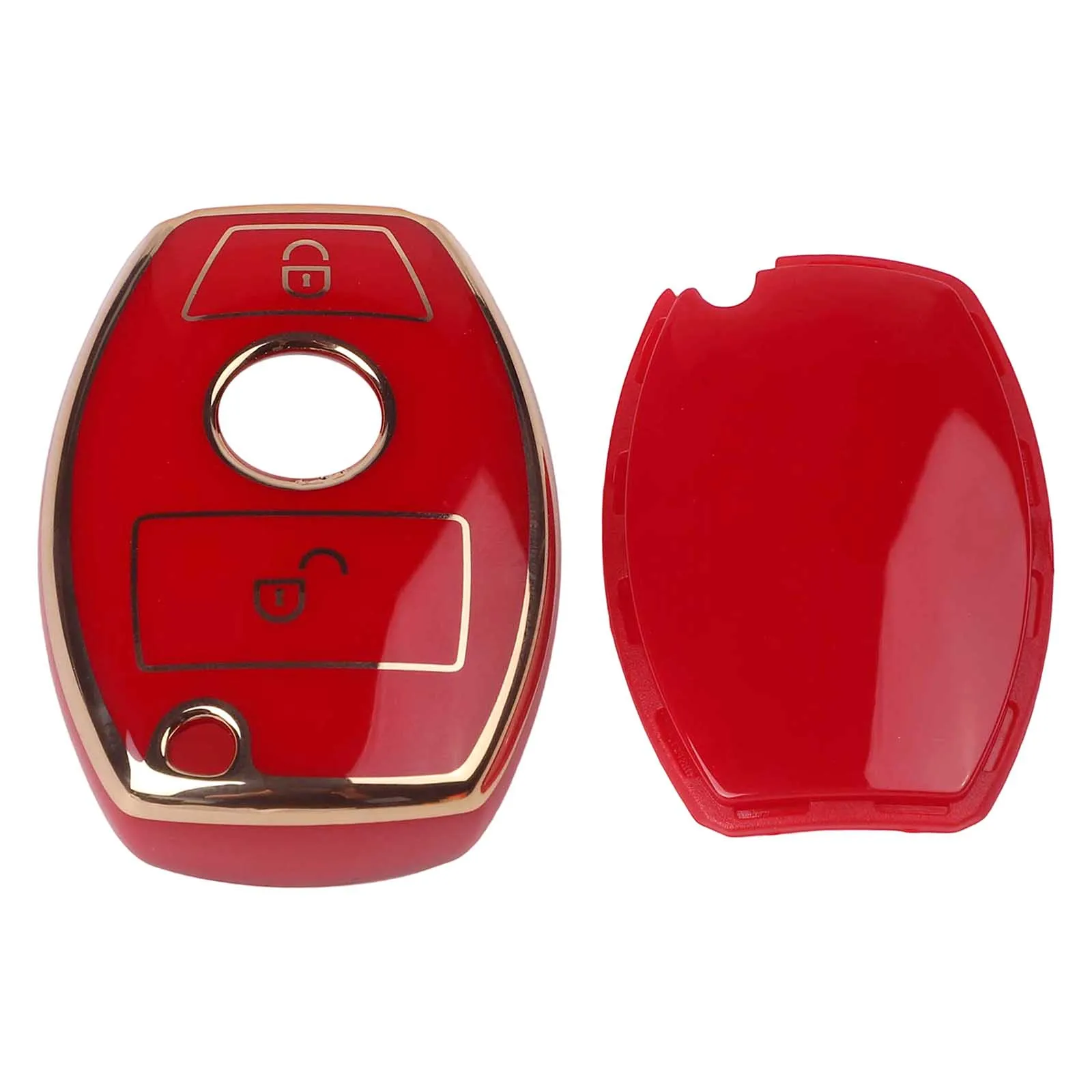 

Soft For TPU Protective Key Cover Case for Mercedes For Benz 2 Button For GLK For GLA W176 Keeps Key Safe and Secure