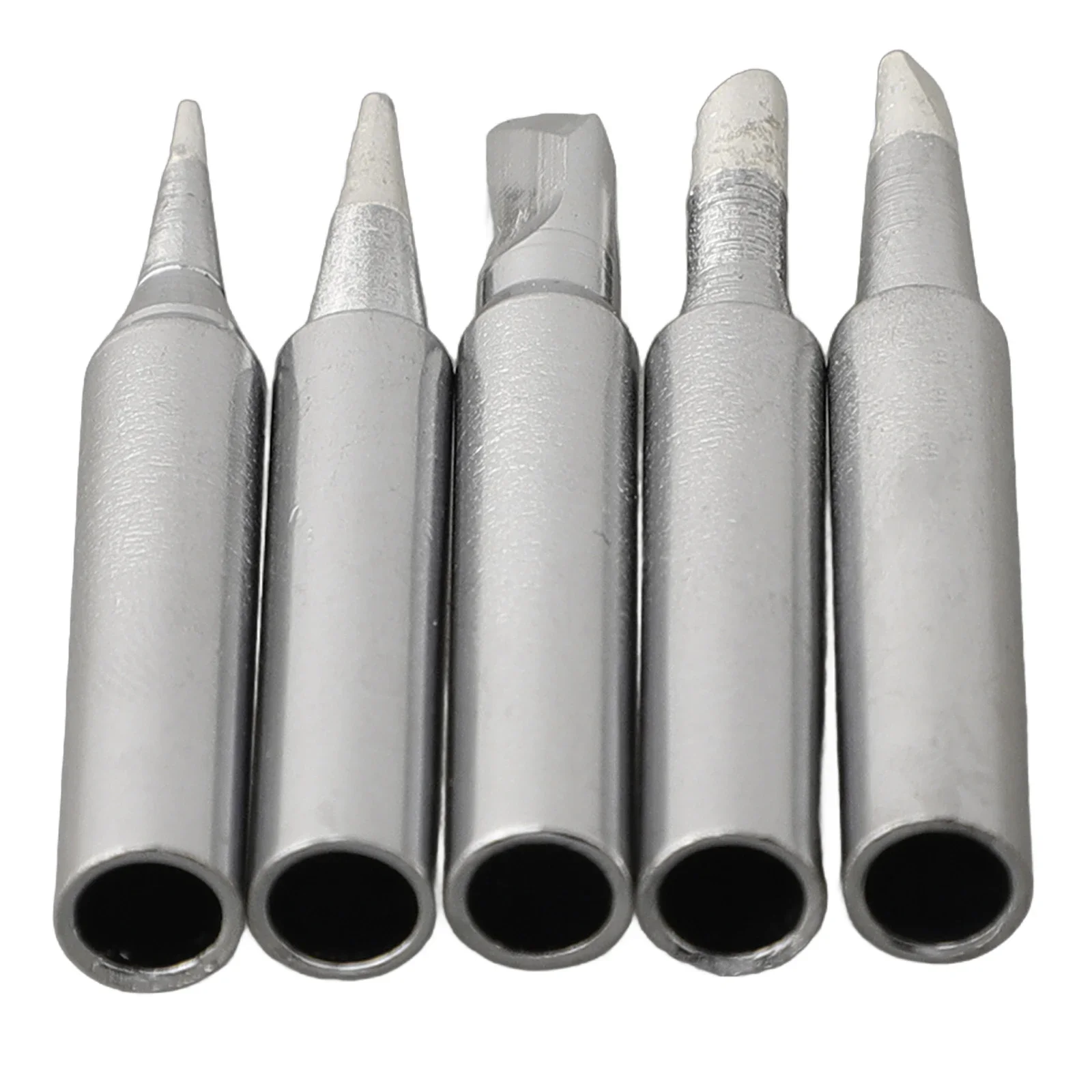 Parts Soldering Iron Tip 5pcs 936 Soldering Iron Tip Copper I+B+K+3C+2.4D Lead-free Replacement Silver For Welding