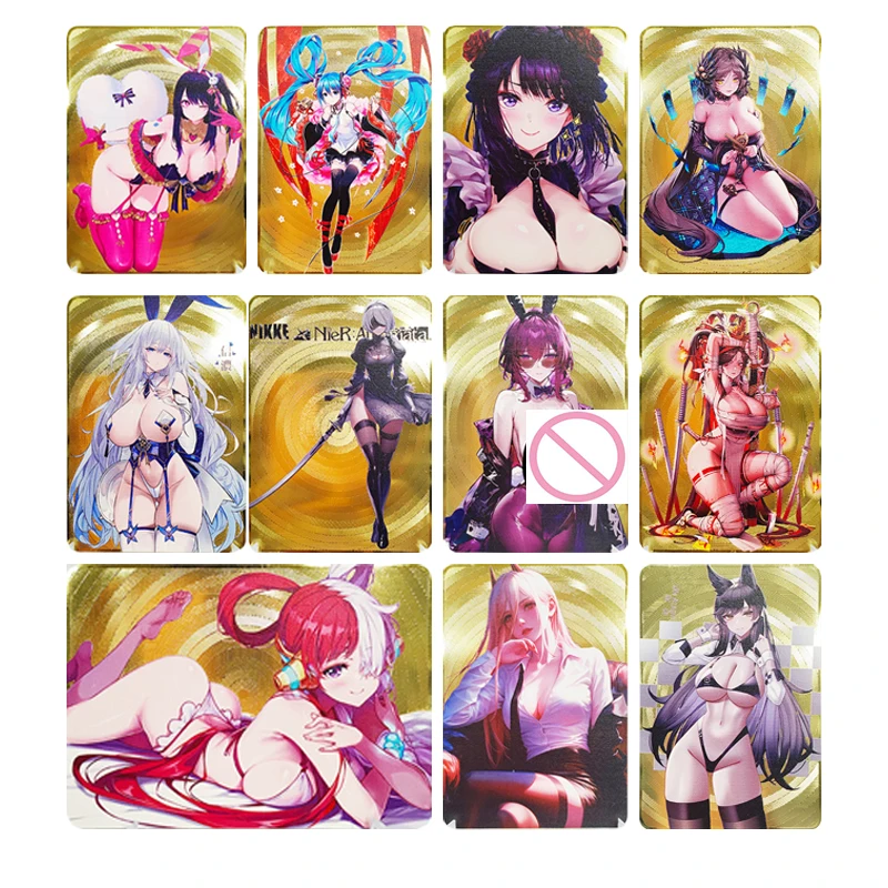 

Diy Japanese Anime Goddess Story Hatsune Miku Kitagawa Marin Tokisaki Kurumi Collectible Cards Christmas Birthday Gifts Toys