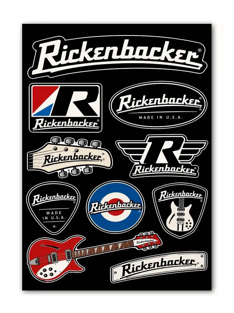 AliExpress kayou R-ickeN-ba-ckeR- Waterproof Vinyl Stickers for Car Motorcycle Bike Skateboard Laptop Bottle Phone