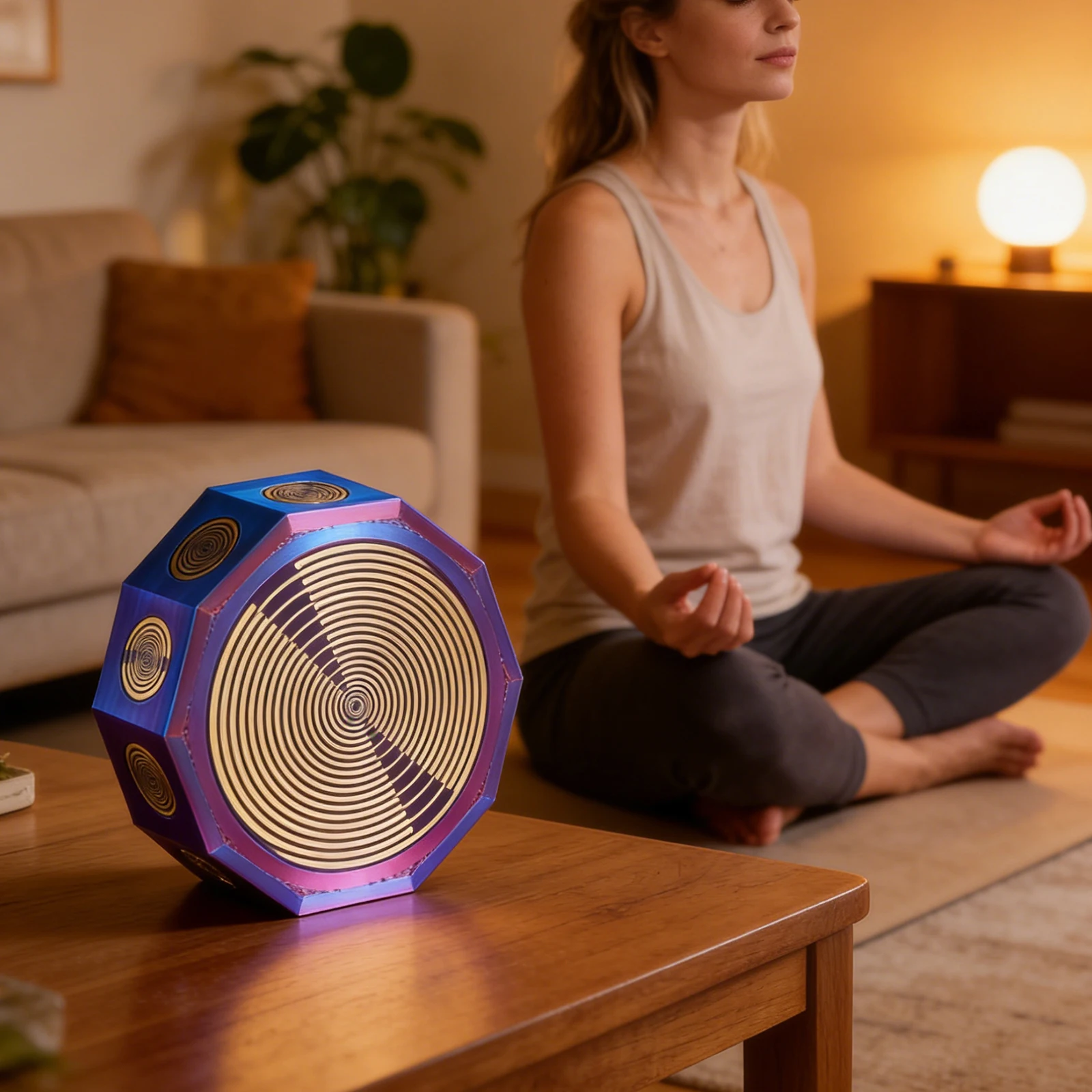 PLA Multi Wave Oscillator Coil EMF Water Energization & Harmonic Balancing for Adults Families Relax Indoors Household Use
