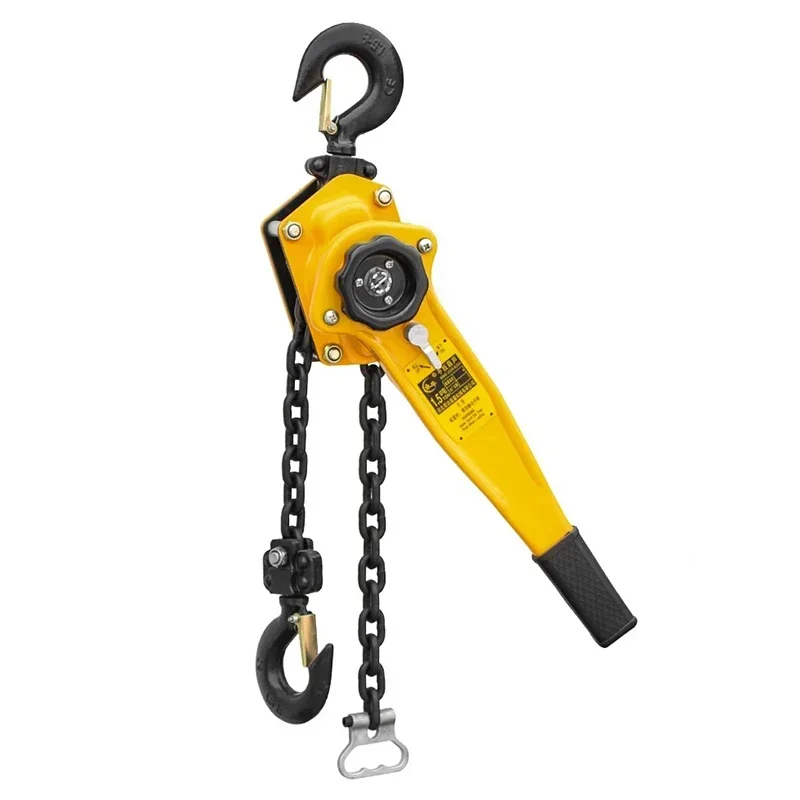 0.75/1T Manual Manganese Steel Hook Wire Manual Traction Hoisting Tool Lever Small Hand Chain Manual traction hoist 3M