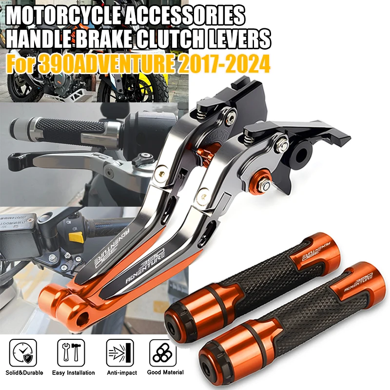 

Для мотоциклов 390ADVENTURE 390 ADVENTURE 2017-2024: Регулируемые складные рычаги сцепления и тормоза