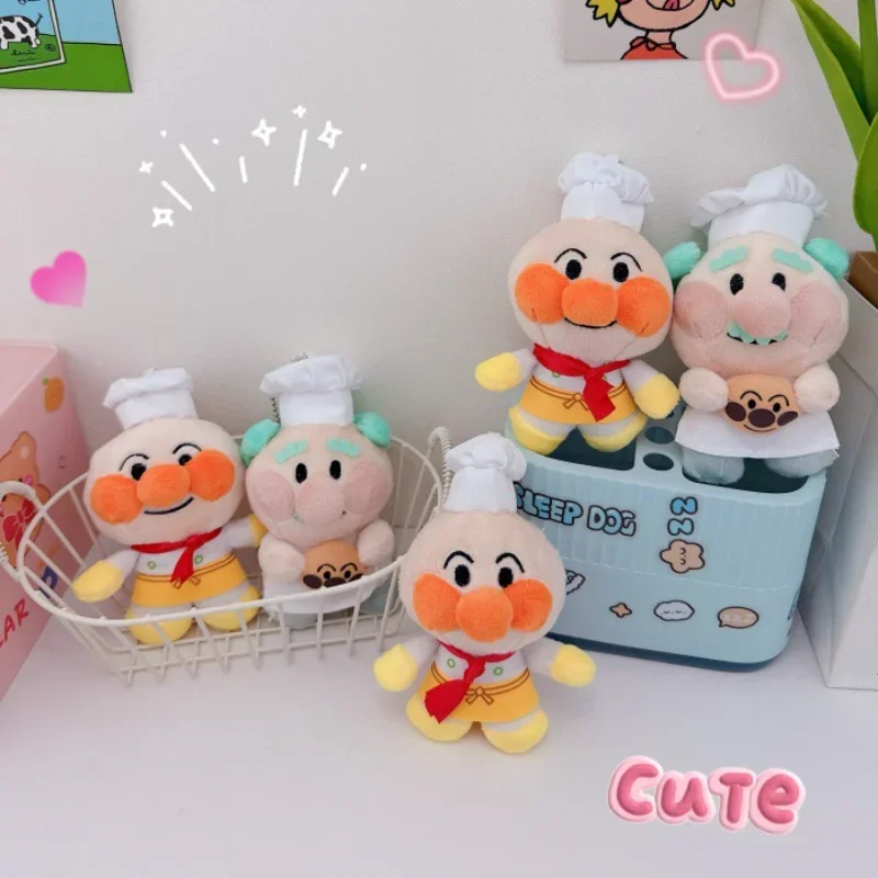 안판맨 잼스 삼촌 요리사 모자 봉제 인형 코스프레 키체인 만화 백팩 펜던트 방 장식 할로윈 크리스마스 선물