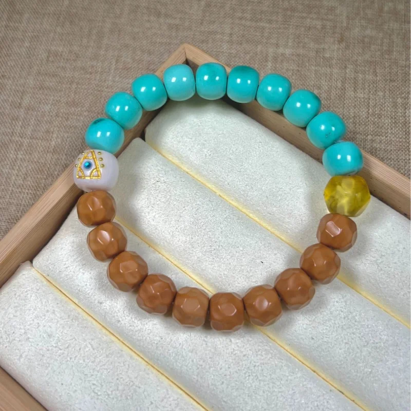 New-style bracelet with bone accessories, cheese monkey, vintage collectible men and women