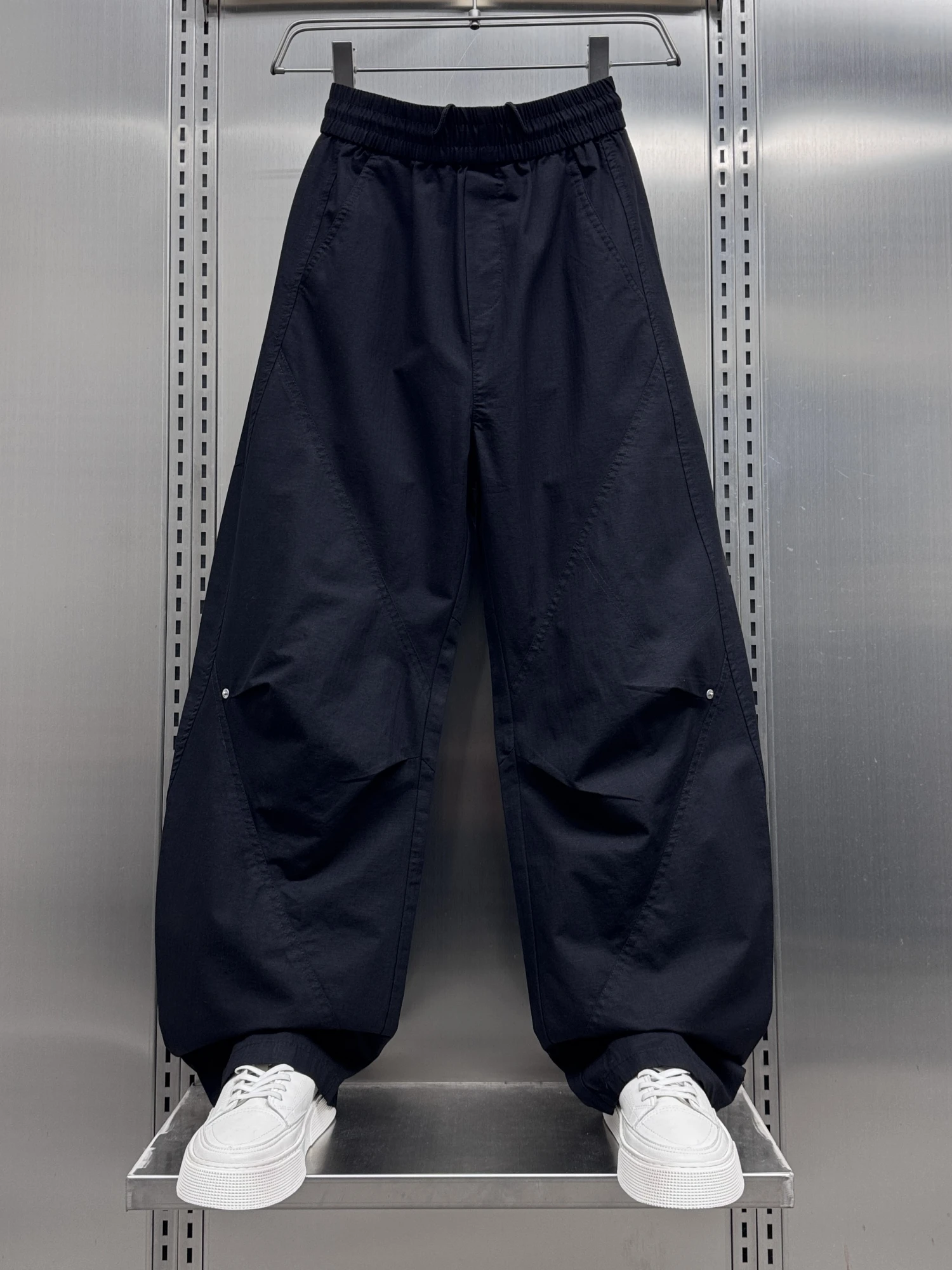 

Мужские повседневные широкие брюки весна 2025: модные американские джинсы-трубы свободного кроя с завязками, универсальные, прямые, от бренда Dstring Cool Knife