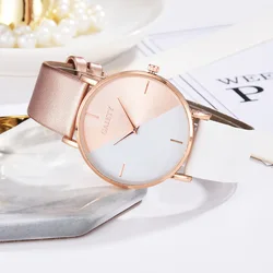 Mode Damen uhr für Frauen Quarzuhren zweifarbige Frauen Armbanduhren elegante Frauen Liebhaber Uhr Mädchen Uhr Geschenk reloj