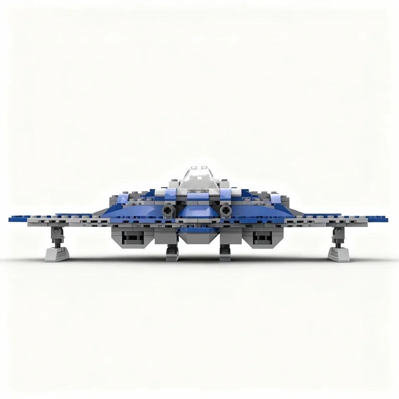 309pcs MOC Eris Interceptor Star Battle Model Building Blocks Christmas Gift Toys Idea Display Education Assemble Art Brick