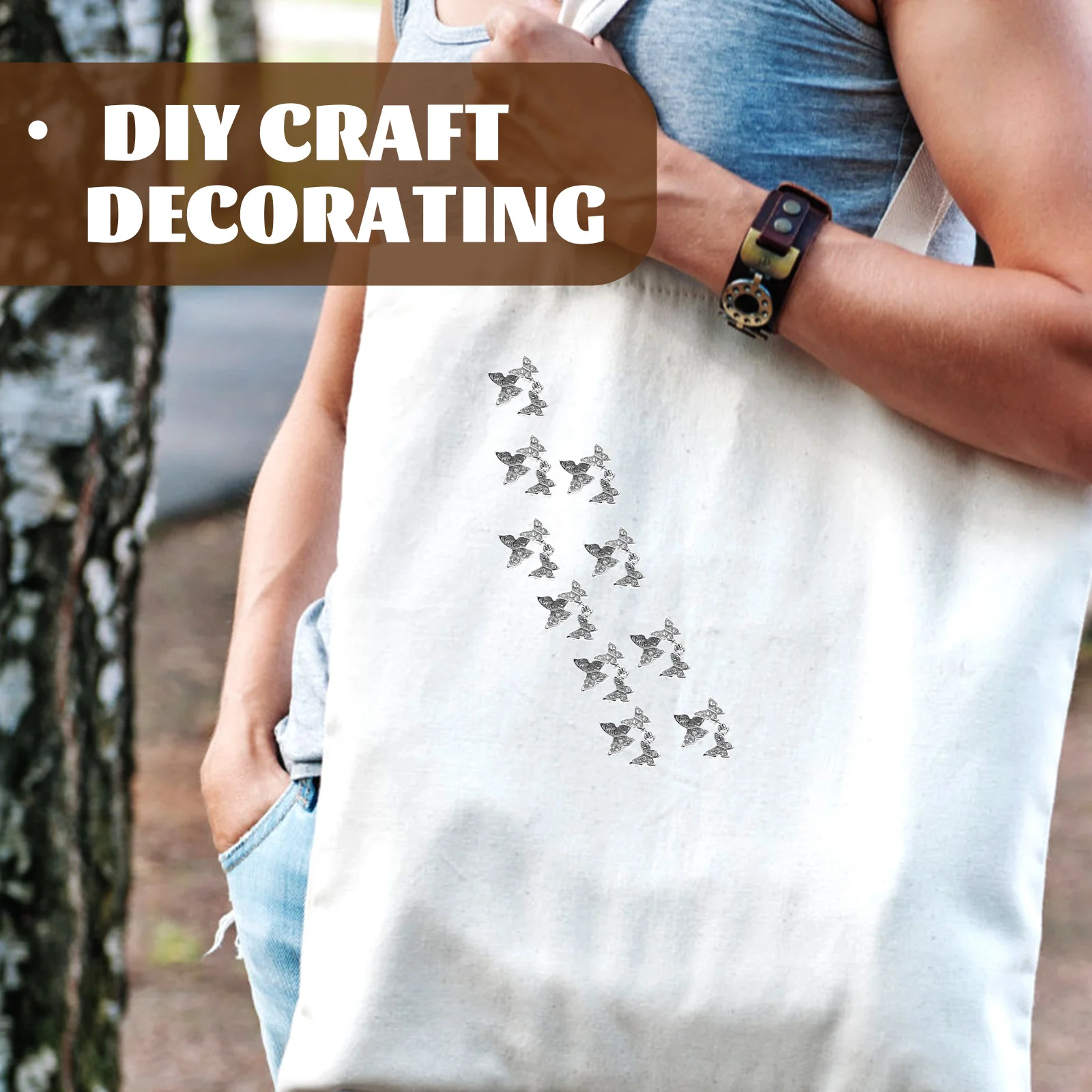 

10pcs Butterfly Charms Rhinestones Nail Art Decorations For Women Manicure Supplies Nail Gems Embellishments Diy Accessories For