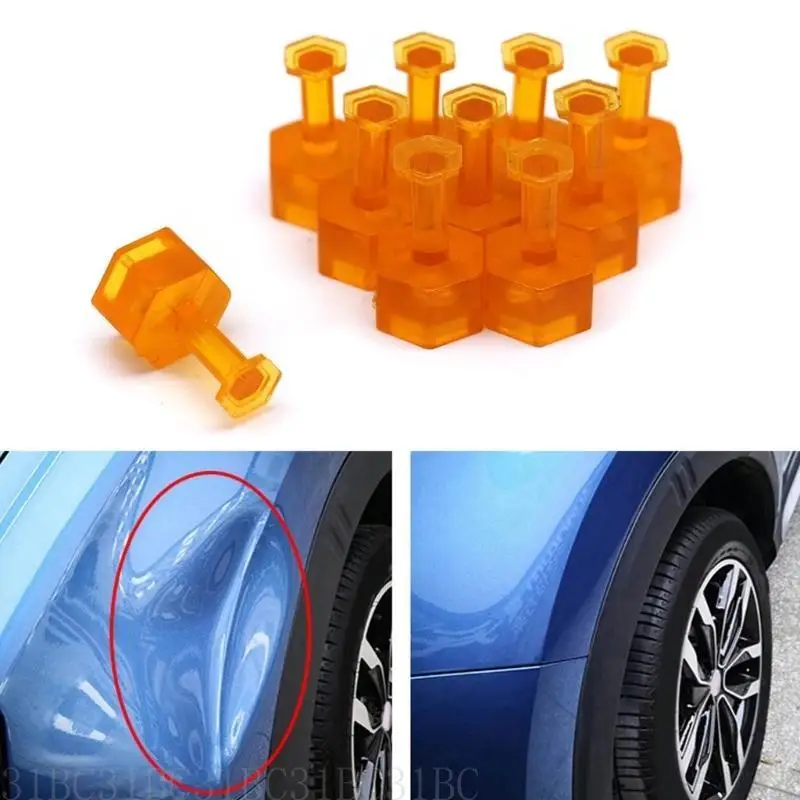 

652F Car Body Long Dent Pit Repair Gasket Pulling Bridge Dent Removal Hand Tool Lifter Glues Pull Sheet Instruments