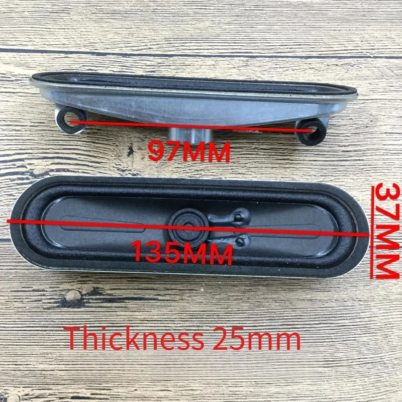 2PCS 135*37mm TV Speaker 8Ohm 10W Fit 32
