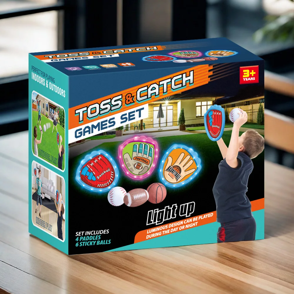 Nieuwe kinderen lichtgevende doelbal honkbal speelgoed buiten vrije tijd feest ouder kind interactie geschenk speelgoed sport speelgoed