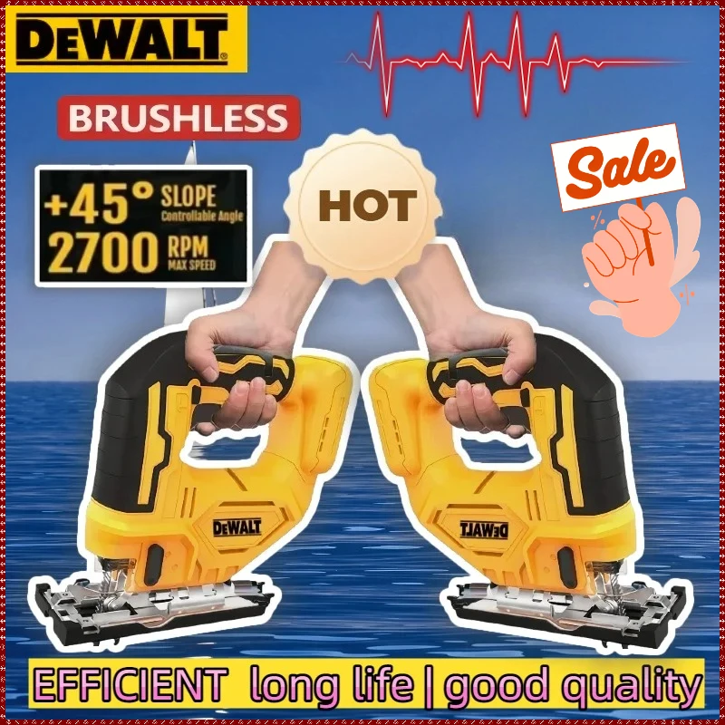 

Бесщеточный электрический лобзик Dewalt 3000 об/мин, беспроводной, портативный, многофункциональный, регулируемый, для работы по дереву, для аккумуляторов Dewalt