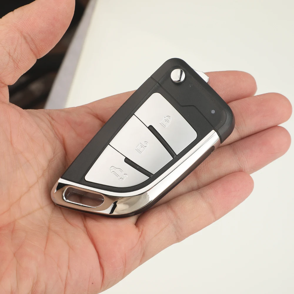 

Jingyuqin 3 кнопки XSKFF1EN VVDI Смарт-ключ в стиле ножа Универсальный дистанционный флип-ключ с функцией приближения для VVDI2 VVDI Key Tool