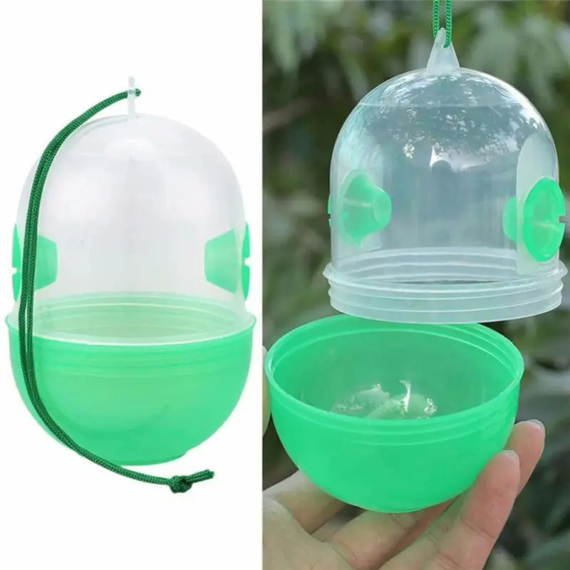 ABWR-Hanging Plastic Asian Hornet Catcher Wasp Trap Fly Killer Anti-Bee Mosquito Killer Yellowjacket Pest Control 10PCS