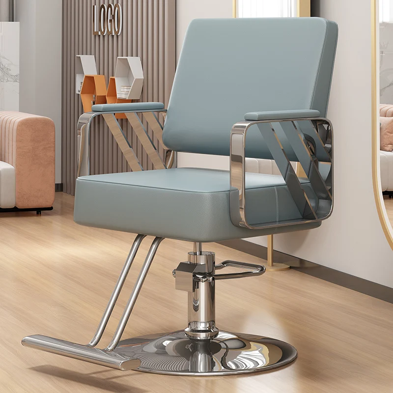 Styling Chairs Hair Stylist Aesthetics Beauty Chair Professional Aesthetic Owl Wheels Reclining Silla Peluquero High Heel Work image 4