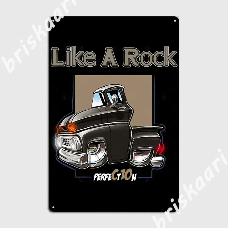 Like A Rock C 10 Pick Up Metal Plaque Poster Printed Garage Plaques Pub Pub Plates Tin Sign Poster