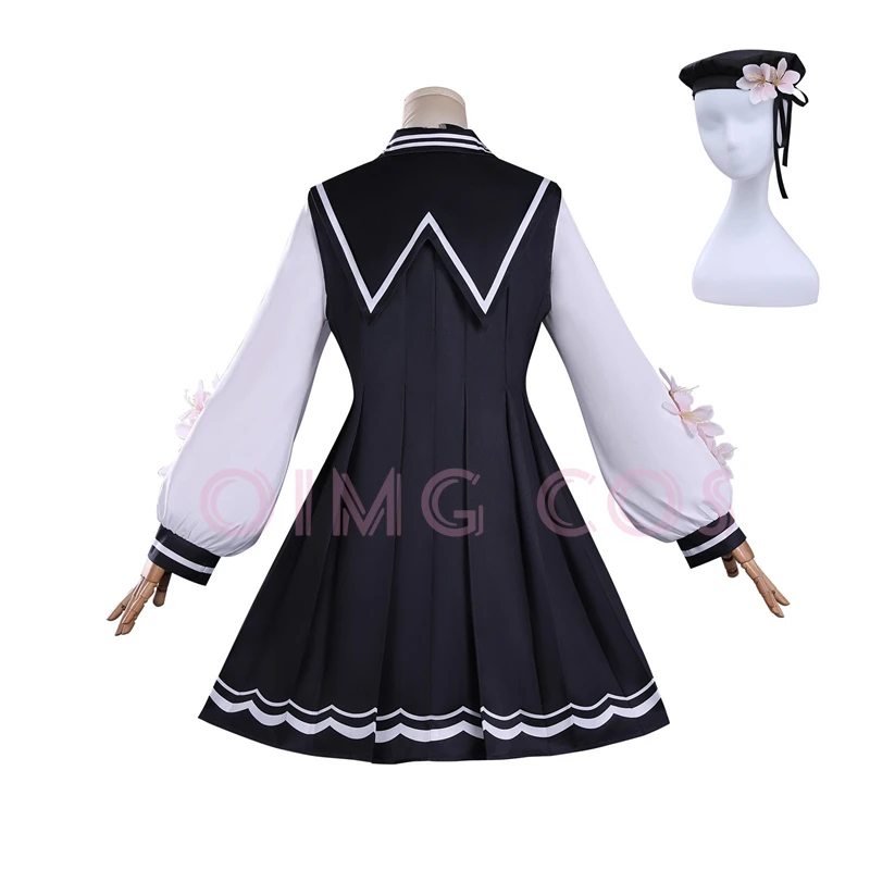 Magical  Witch Trial Sakuraba Ema wig Cosplay Costume Uniform Halloween  Women Costumes Game