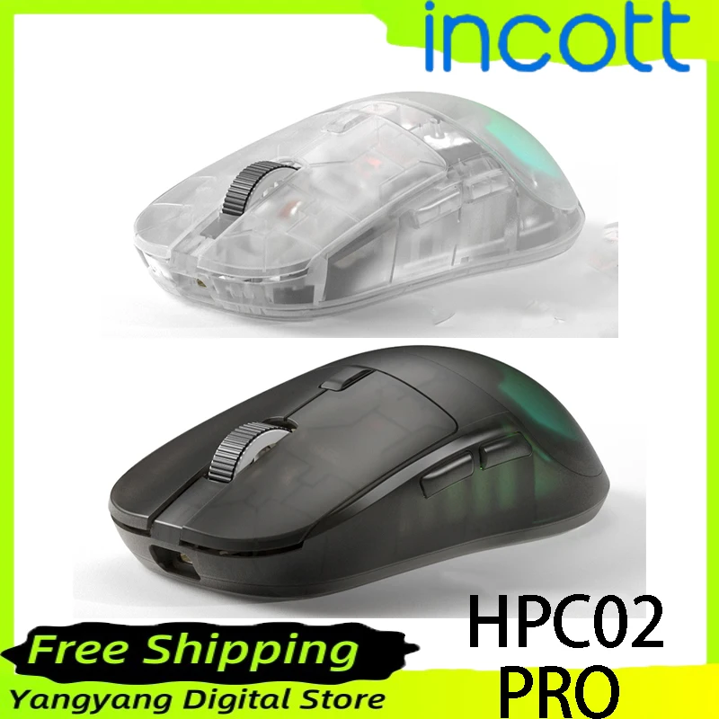 

Ironcat Hpc02 Pro Wireless Mouse PAW3395 Hot Swap Low Delay RGB E-sports Gaming Mouse Lightweight PC Gamer Accessories