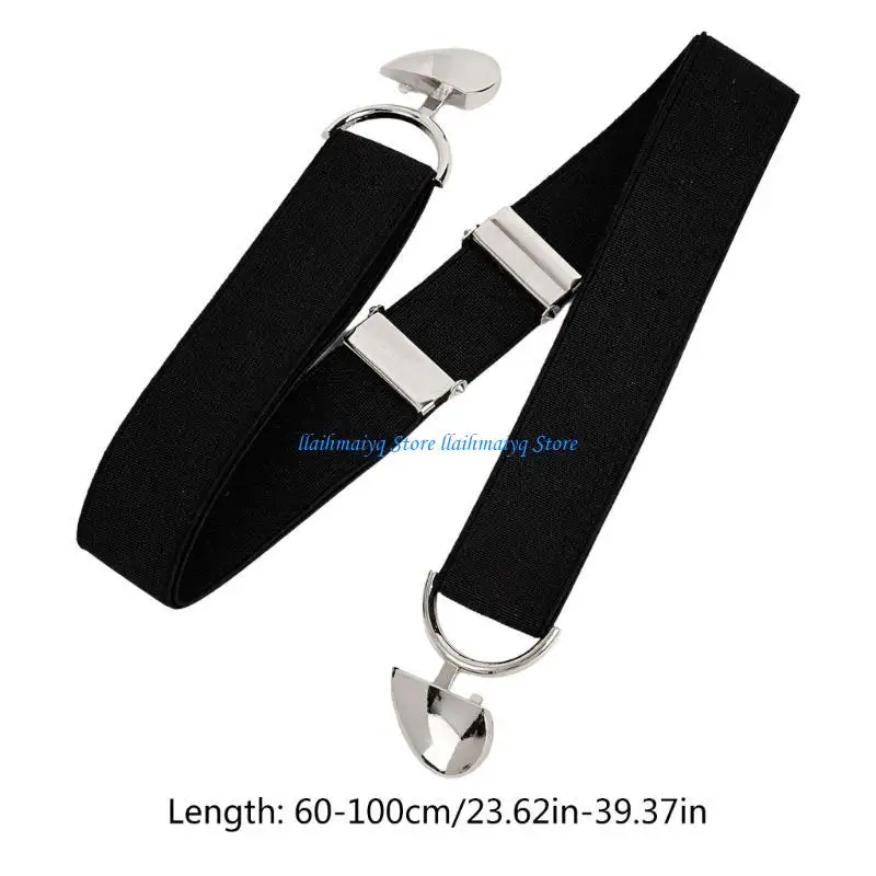 573B أزياء المراهقين حزام لا أثر له على شكل قلب حزام الخصر بإبزيم لفساتين القميص #6