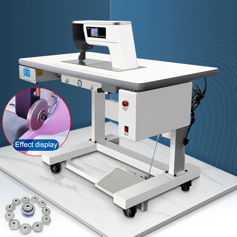 ماكينة خياطة الملابس بمحرك مؤازر بالموجات فوق الصوتية لصنع حمالة الصدر