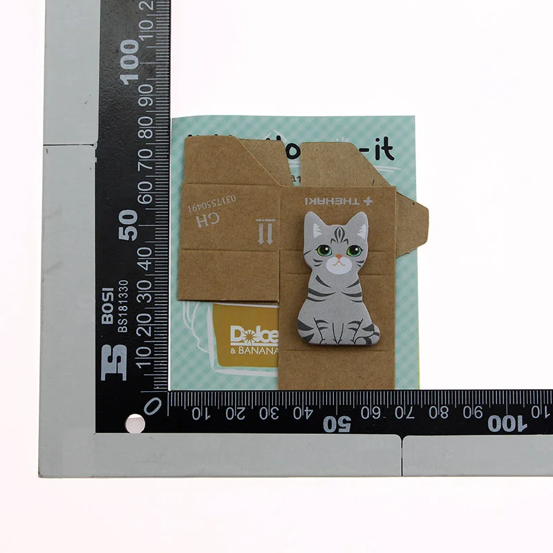 5 Piece Kitty Sticky Notes Cute Notepad Memo Pad Decoration Cat Stationery