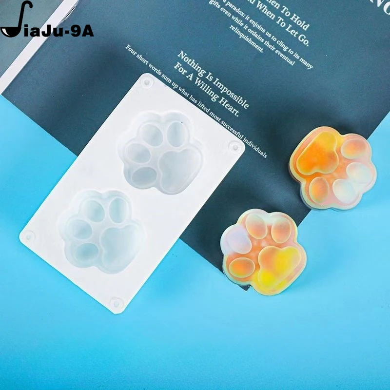 Silicone World Cat Claw Silicone Mold  Mousse Dessert Jelly Baking Chocolate Mould Baking Mold Jewelry Crystal Epoxy Mold