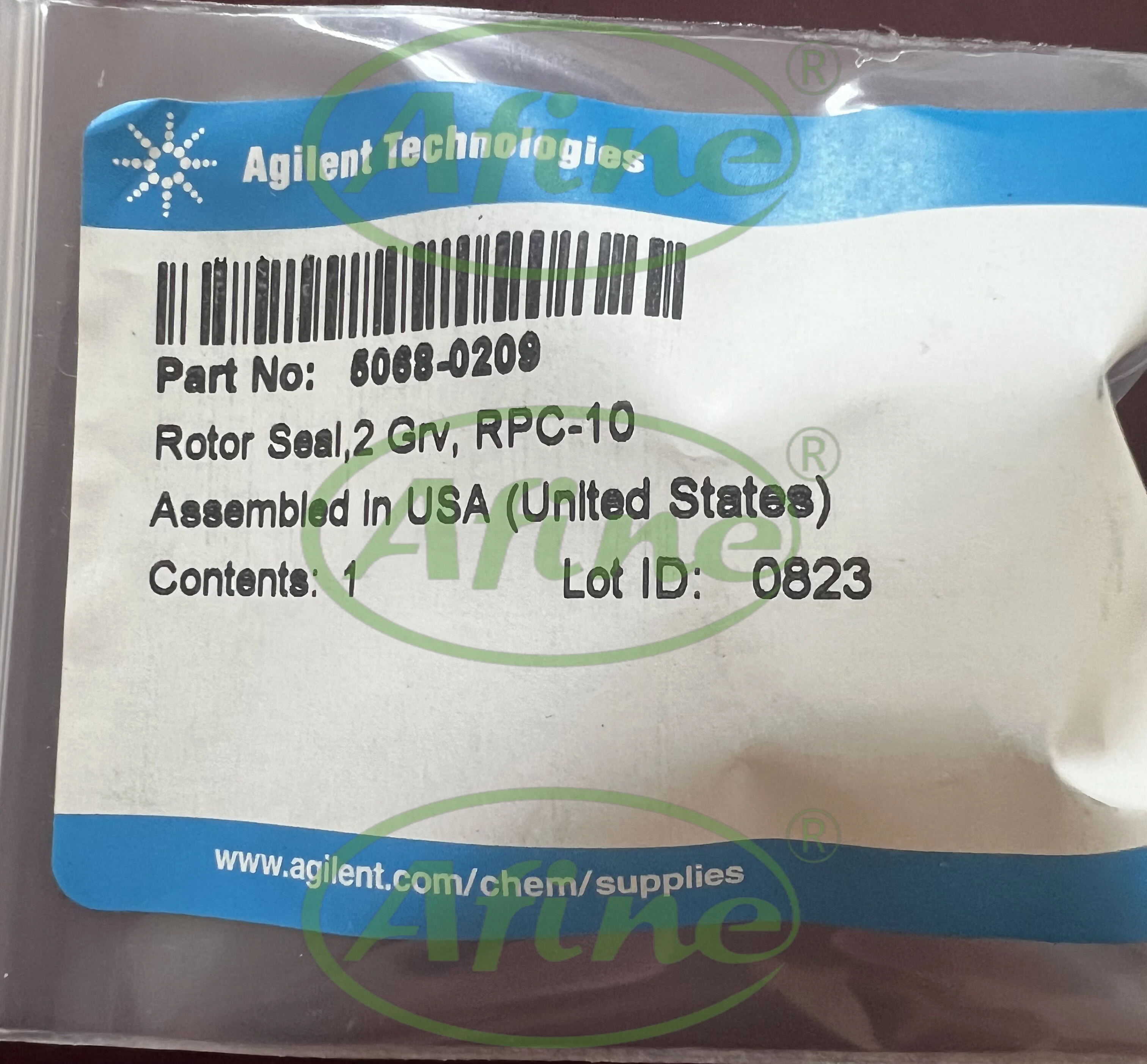 

AFINE Agilent 5068-0201,5068-0202,5068-0209, PEEK, 1300 bar, rotor gasket, 2 grooves, slim groove, for 1260,G7167A,G7120A