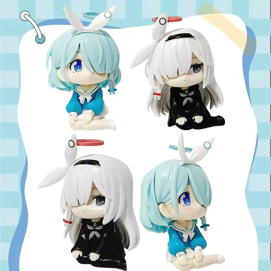 7.5 سنتيمتر 10 سنتيمتر أنيمي الأزرق الأرشيف تمثال نموذج عمل أرقام البلاستيكية عيد ميلاد لعبة الهدايا #1