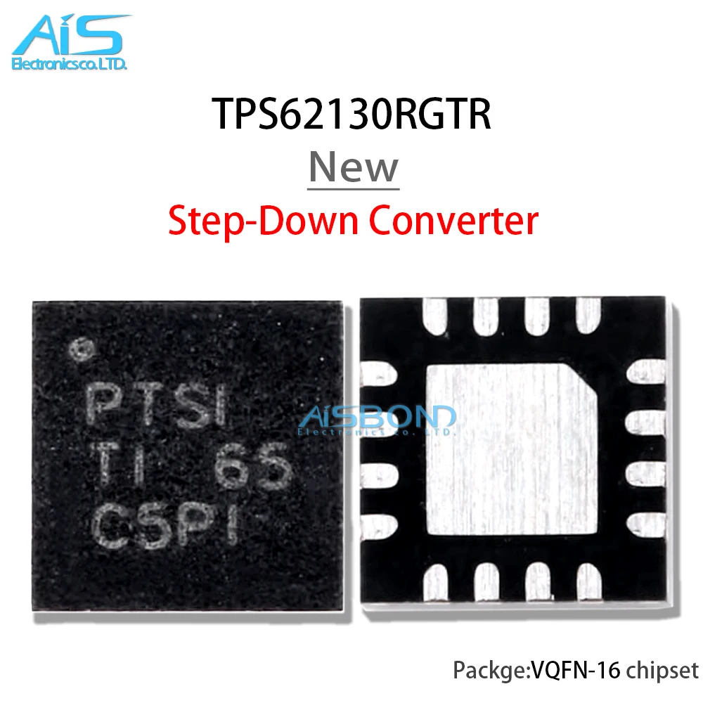 

New TPS62130RGTR Makring PTSI PTS1 TPS62130 VQFN-16 3-17V 3A Step-Down Converter IC Chip