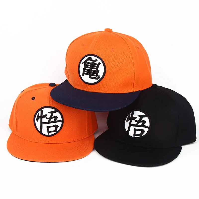 Boné Goku para homens e mulheres, chapéu de sol ajustável casual, boné snapback, rei macaco, kakarotto, cosplay