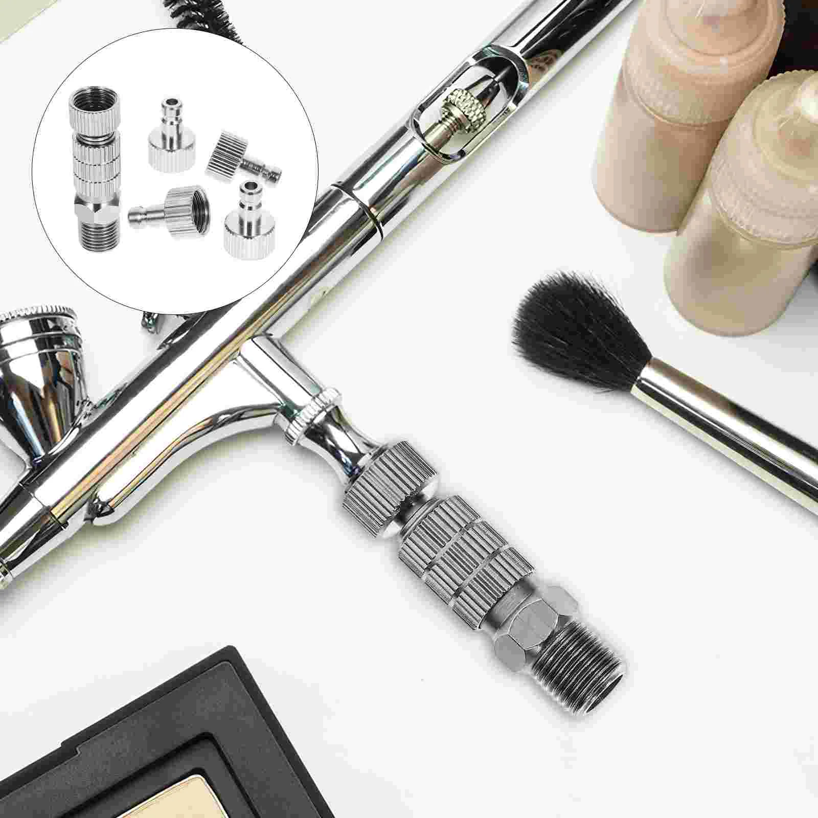 5 STKS Airbrush Snelkoppeling Kit Metalen Universele Adapter Snelkoppeling voor Penbenodigdheden