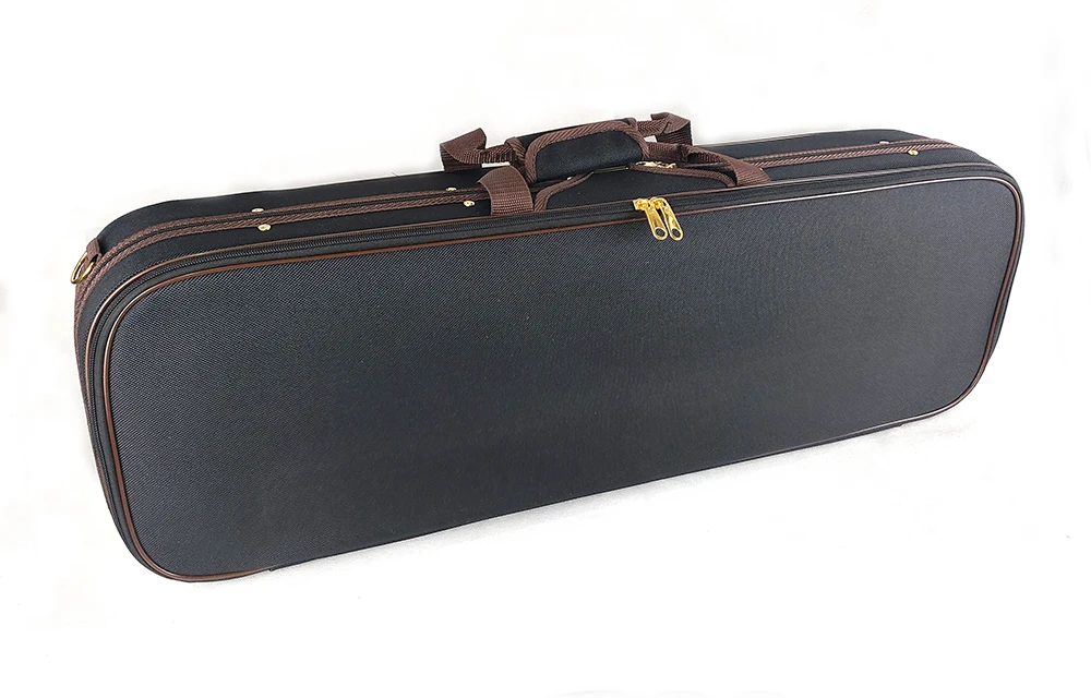 حافظة كمان قماشية كريمونا سوداء ، حافظة مستطيلة خفيفة الوزن ومتينة ، عالية الجودة ، مقاس صيني