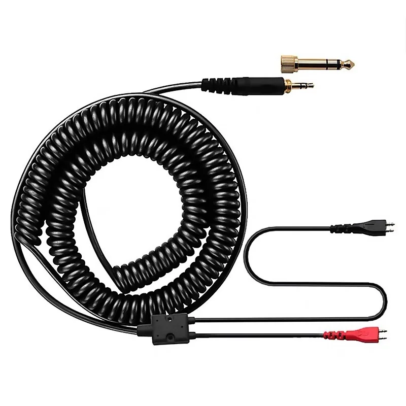 Wymiana adaptera słuchawek Kabel cewki sprężynowej Odpowiedni do słuchawek Sennheiser HD25 HD560 HD540 HD480 HD430 414 HD250