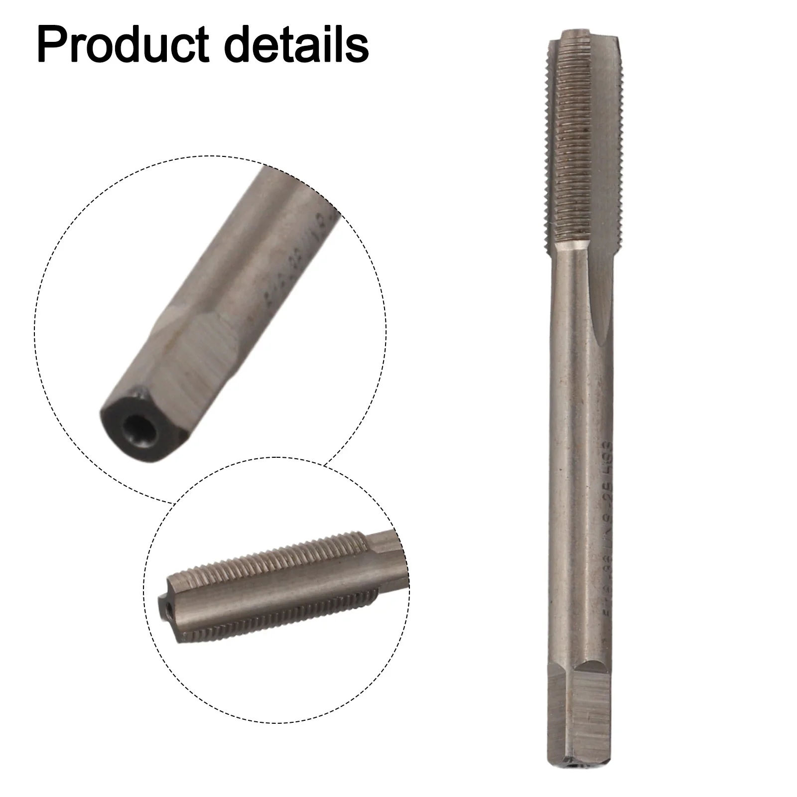 Right Hand Thread Tap 5/16-36 TPI Constructed from HSS for Consistent Thread Cutting in Ferrous and Non-Ferrous Materials