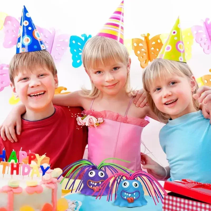 الضغط توهج لعبة سحب الشعر سوف يصرخ ليتل الوحش اللعب الإبداعية الجدة مضحك ضغط المزحة تململ للأشخاص