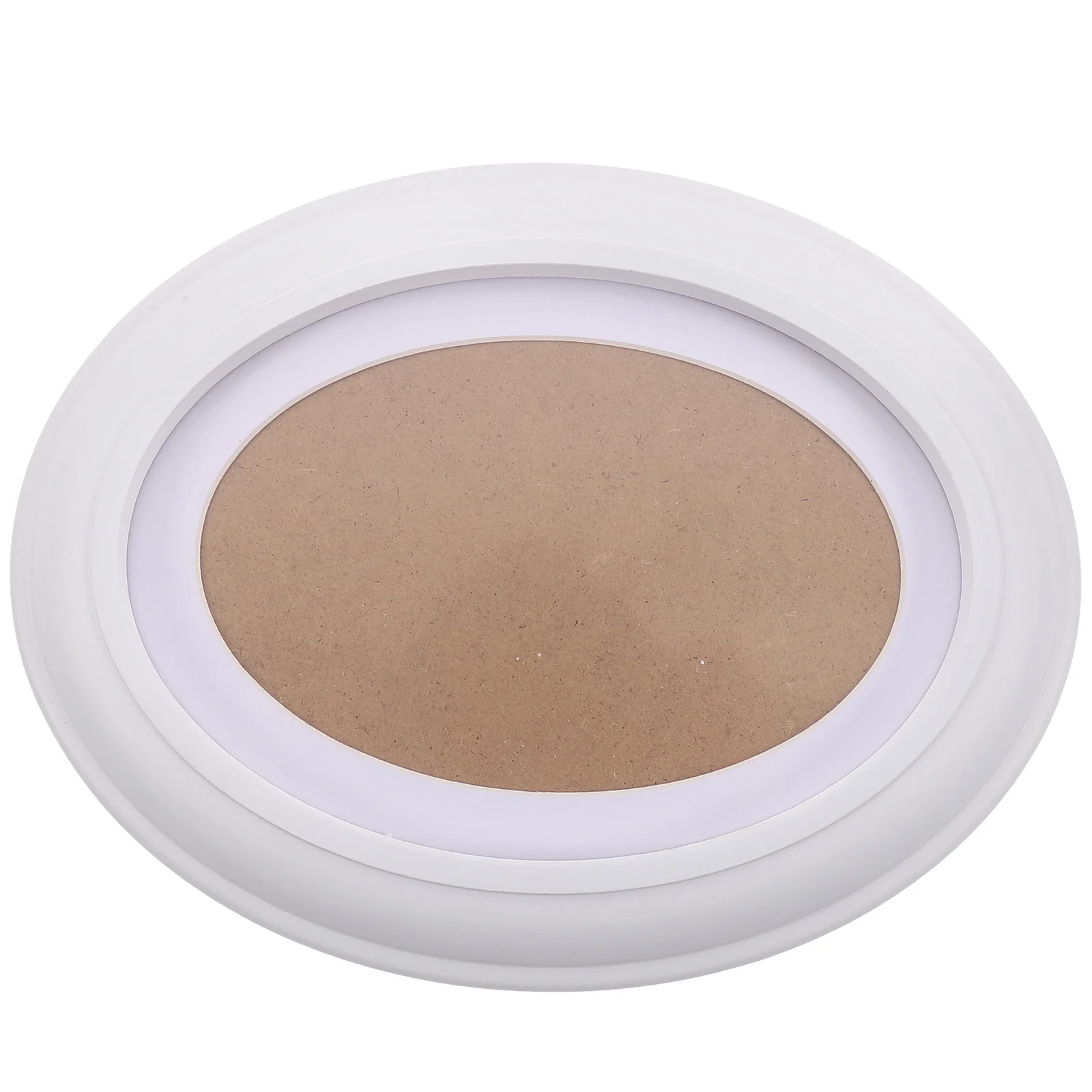 

7 Inch Wall-mounted Retro Decor Photo Frame Wooden Scalloped Home Decorating Tool