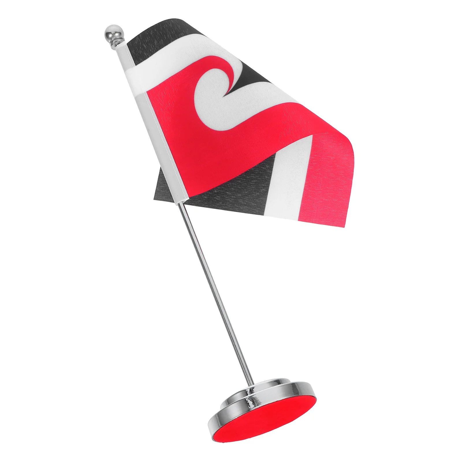 

National Flag Table Mini Compact Desk Stand Small Desktop Display Polyester Easy Install Home Decor International