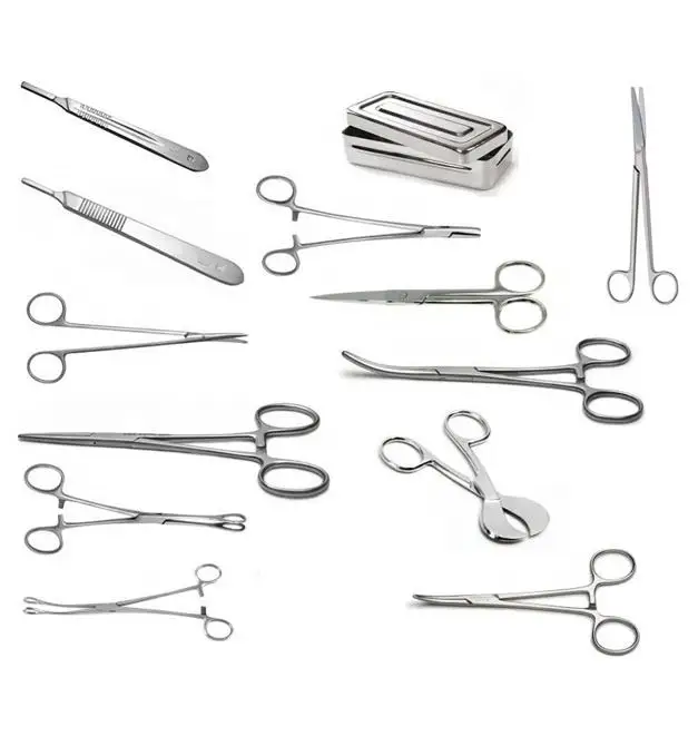 Hot selling High Quality Medical Surgical Instruments Set with Stainless steel Box Manufacturers Supplier