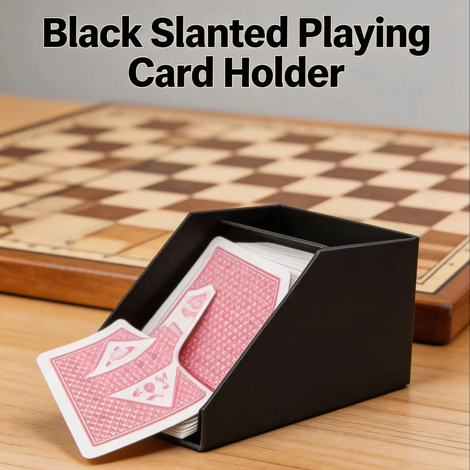 Desktop poker storage and organization box, 3D printed card issuance storage box, board game enthusiast gathering storage box