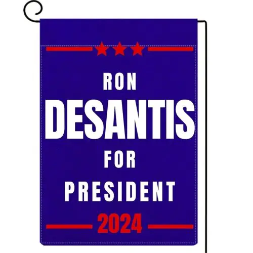 Pesky Patriot Ron DeSantis Outdoor Garden Flag