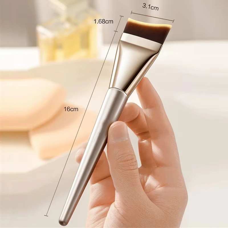 Foundation Brush, Streak-Free Concealer Blending Brush for Liquid Makeup, Super Soft Non-Absorbent Cosmetic Tool, 1Pc