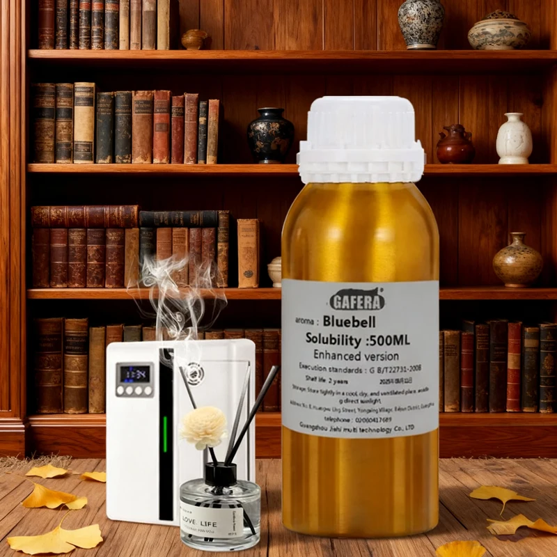 GAFERA diffuser essential oil refill, suitable for all waterless essential oil diffusers, bluebell 500ML/16.9floz