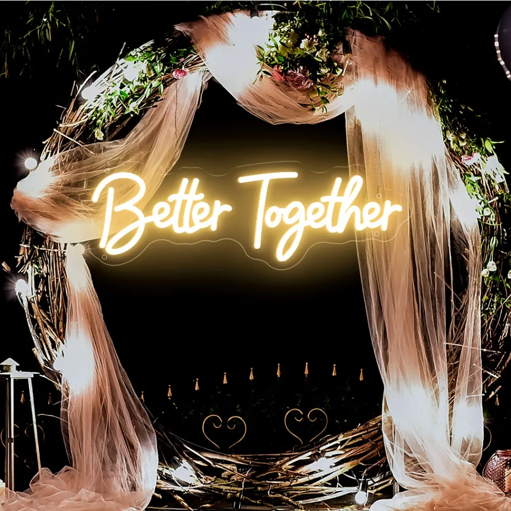 

Forever Always Neon Led Sign Let's Party Wedding Neon Light Sign Bedroom Wedding Decoration Neon Signs Party Room Wall Decor