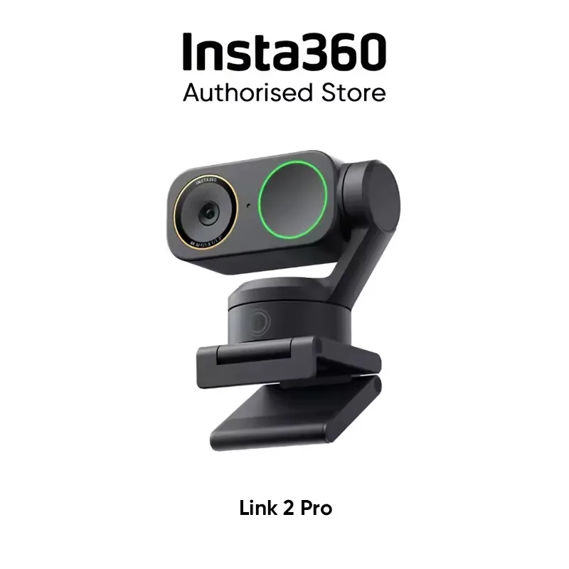 Insta360 Link 2 Pro 4K Image, Al Tracking & Auto Framing Smart Control Insta360 Link Web Live Camera For Computer