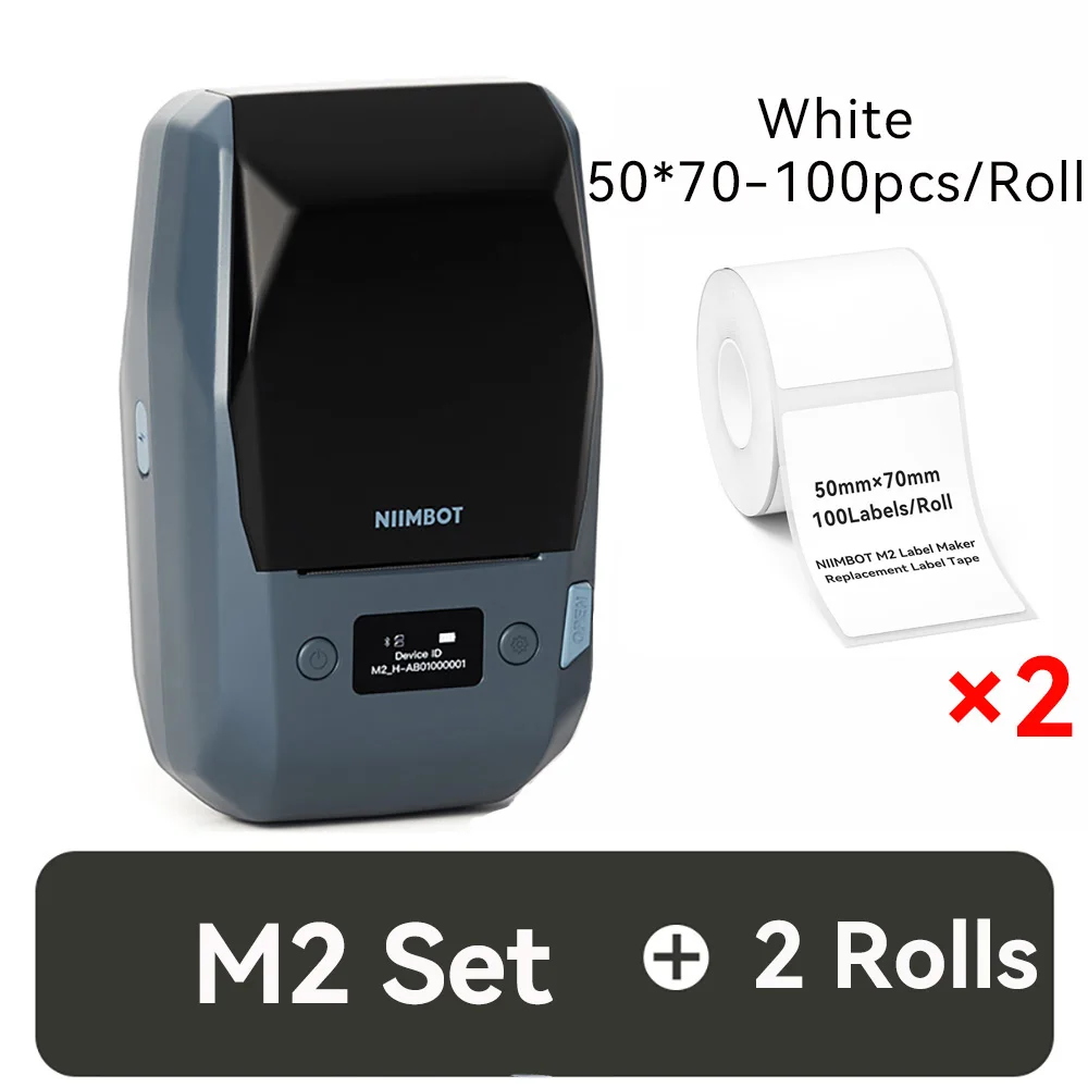 Niimbot N1/M2 thermische transferlabelprinter Kleurenlabelmachine Draadloos doe-het-zelf prijskaartjesticker voor thuiskantoor