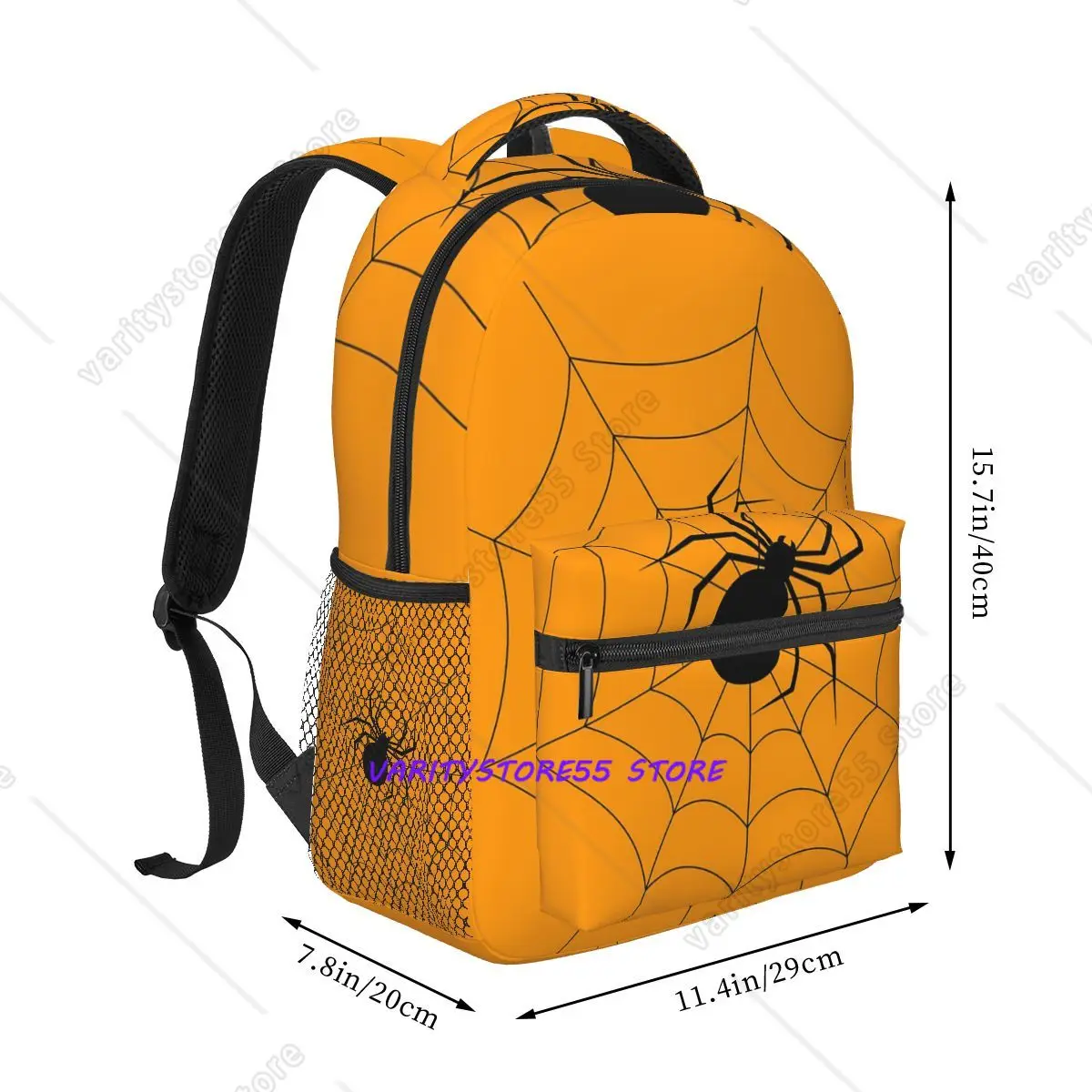 Halloween Spider Cobweb Spider Web Orb Icon Backpack Hot Sale Daypack Children BookBag School Bag Shoulder Bags for Men Women