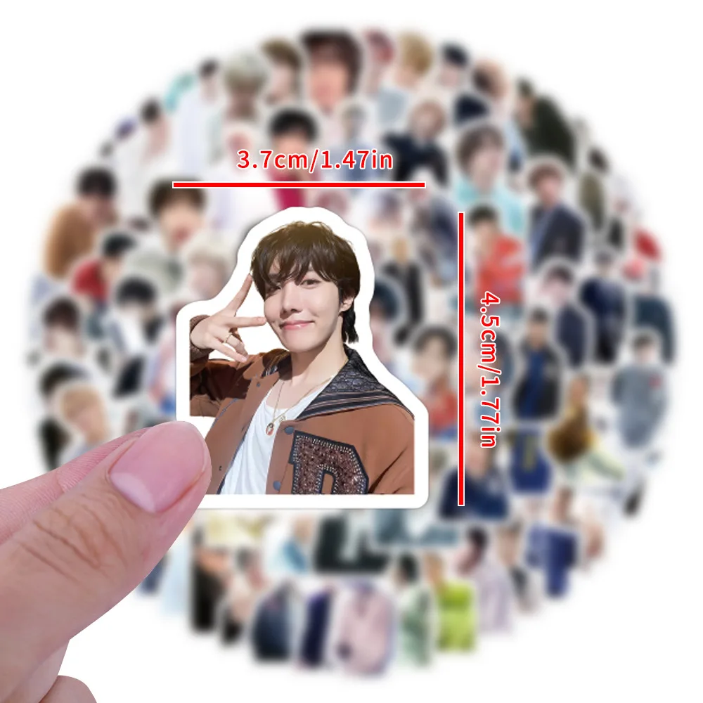 New 105pcs Graffiti Stickers Waterproof Diy Decorative Stickers For Laptop Fridge Skateboard Suitcase For K Pop Fans Collectors