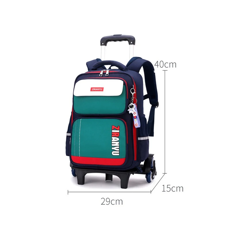 Rolling Backpack for Kids Girls Boy Wheeled Bag Student Backpack Trolley School bags with Wheels Children Luggage